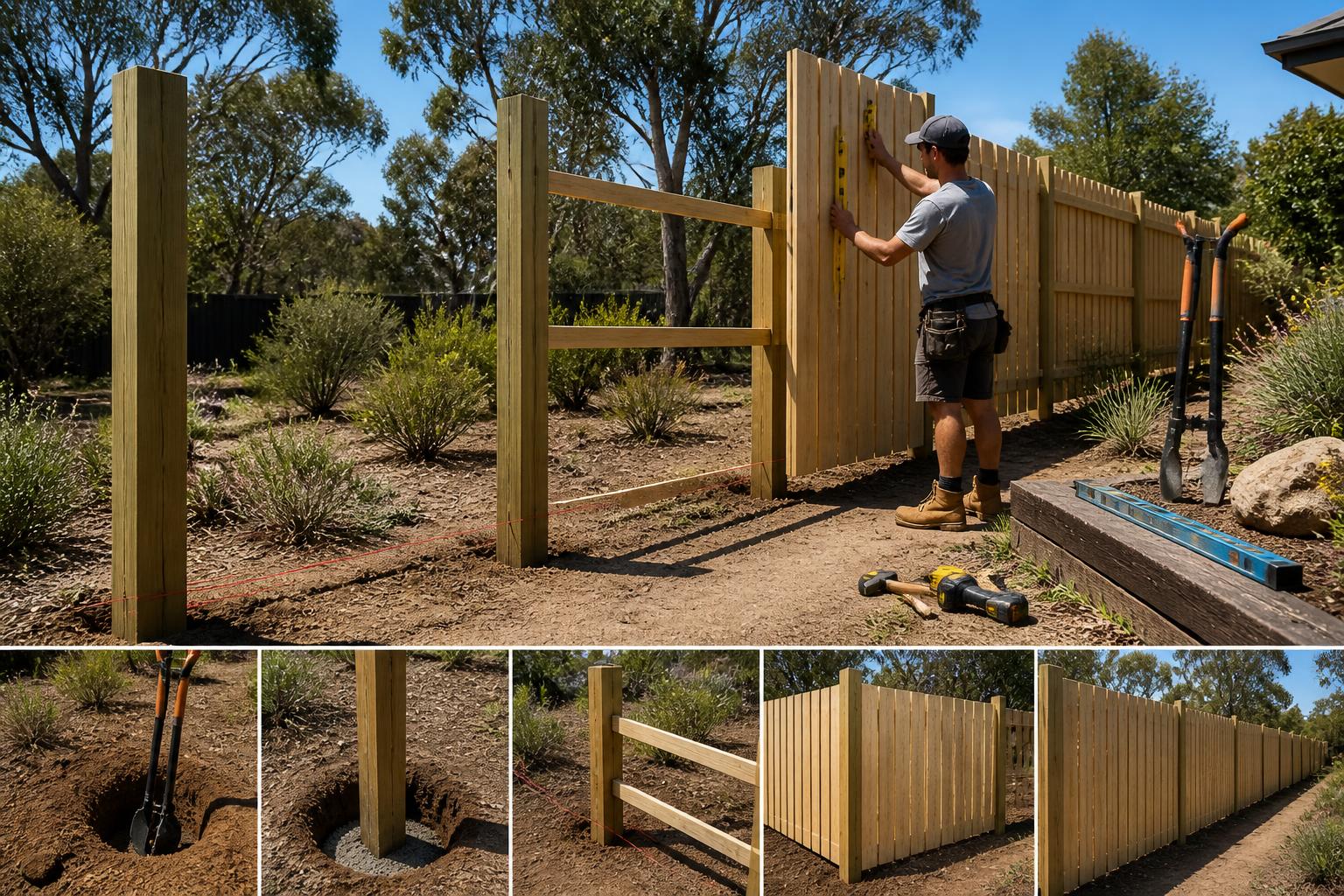 learn how to install a timber fence in australia with this easy diy step-by-step guide. perfect for beginners looking to enhance their outdoor space.